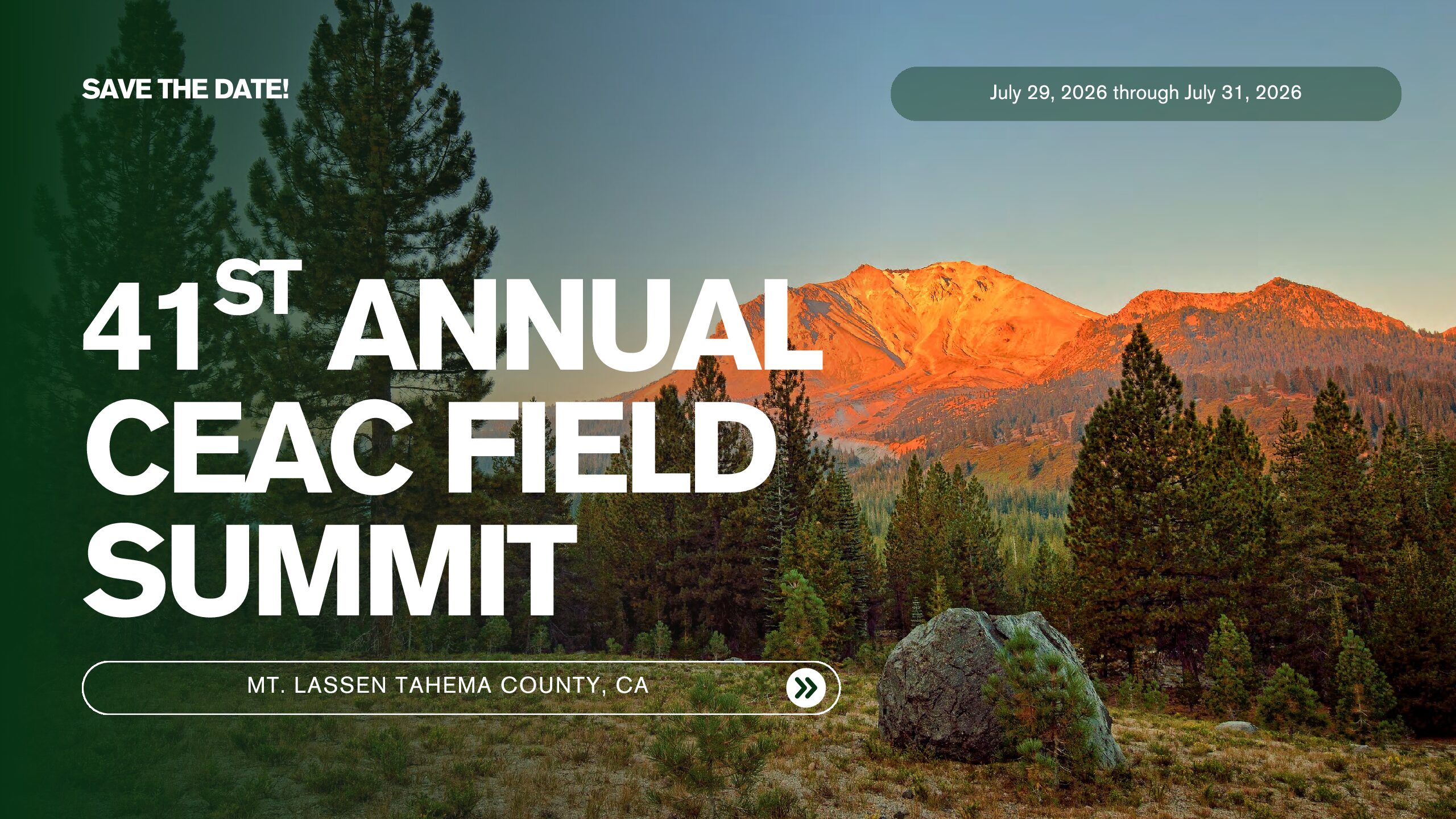 2026 CEAC Field Summit (formerly Bedroll)